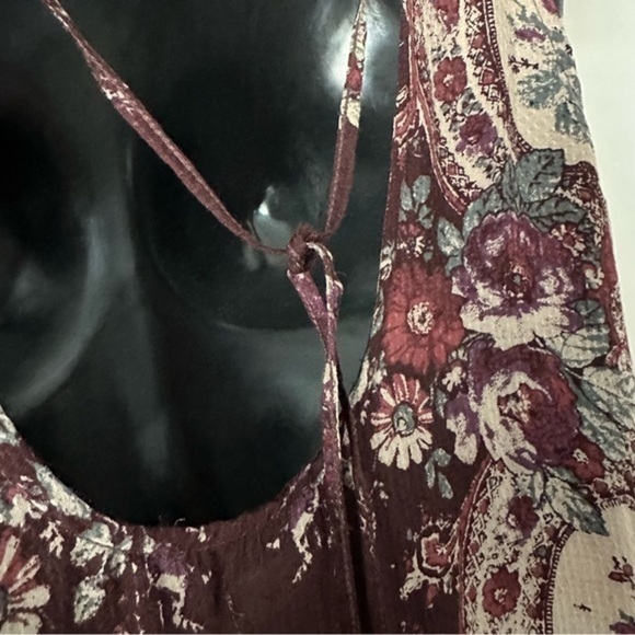 EUC Free People Intimately Free Dobby Dot Flounce Hem Slip Dress XS - Picture 9 of 13